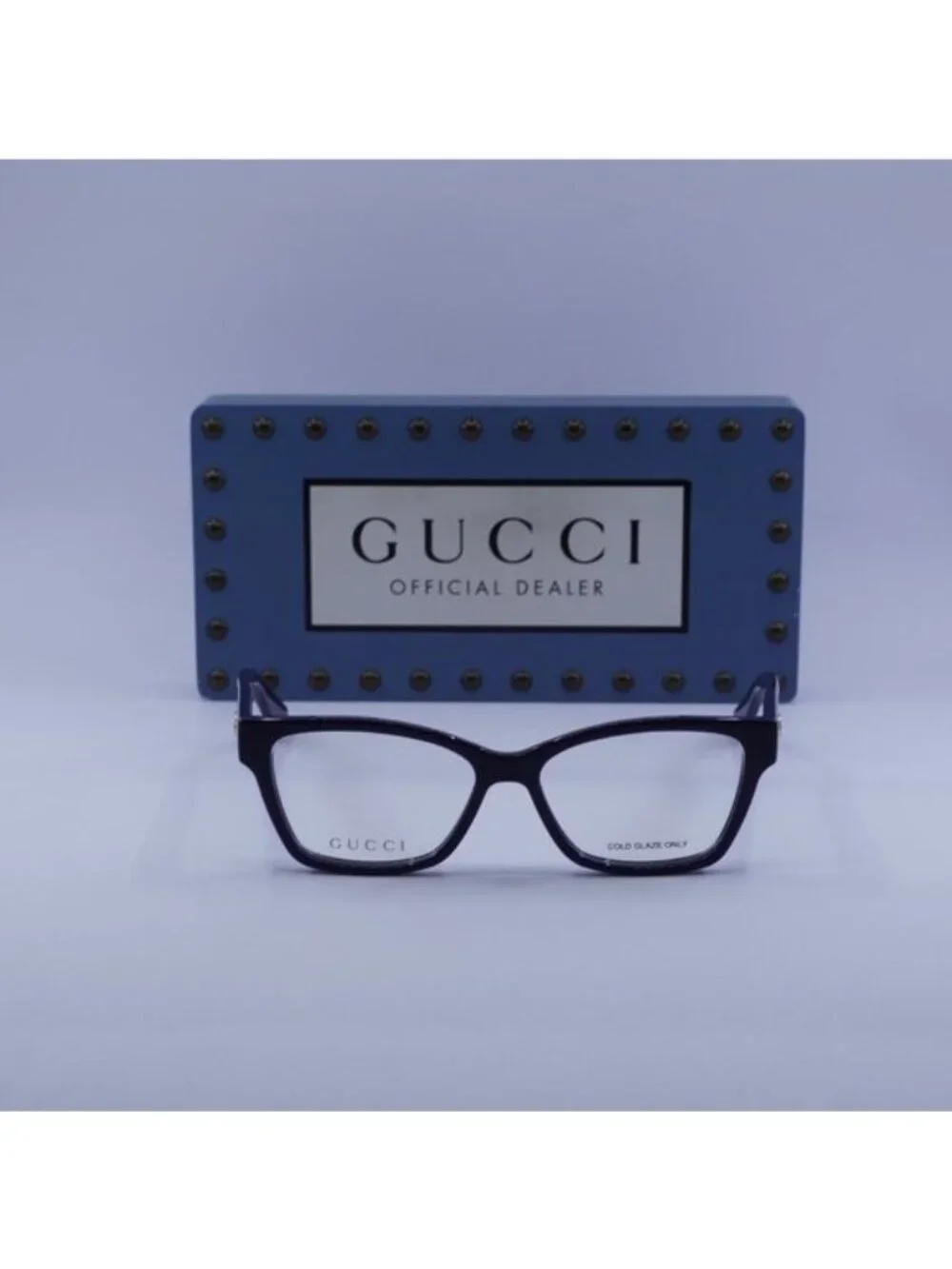 Gucci GG0634O 009 Cat Eye Eyeglasses 50mm – Blue